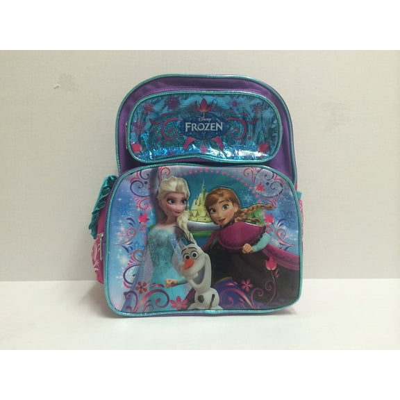Small Backpack - Disney - Frozen Elsa & Anna Blue New Licensed 644048