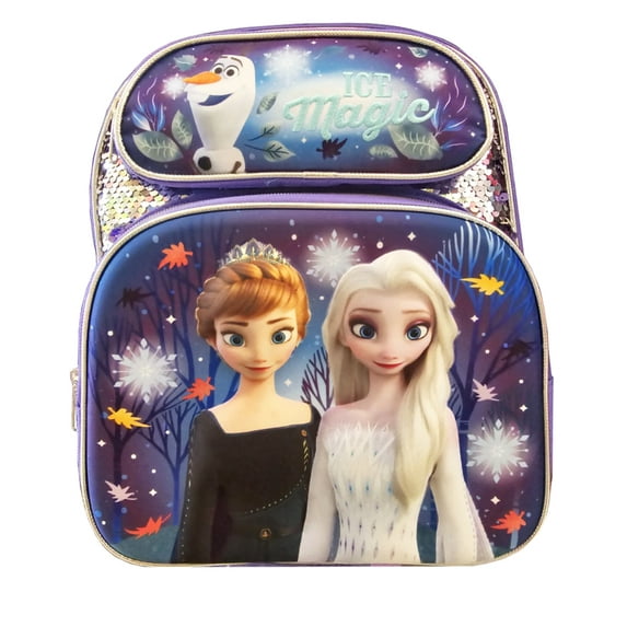 Small Backpack - Disney - Frozen Purple 3D Pop-ip