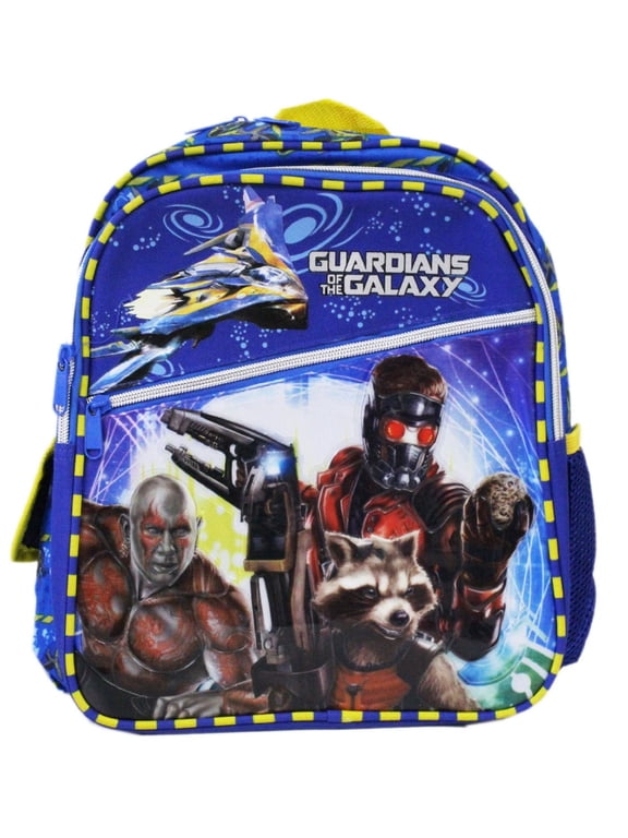 Small Backpack - - Guardians of the Galaxy Blue & Yellow New 612368