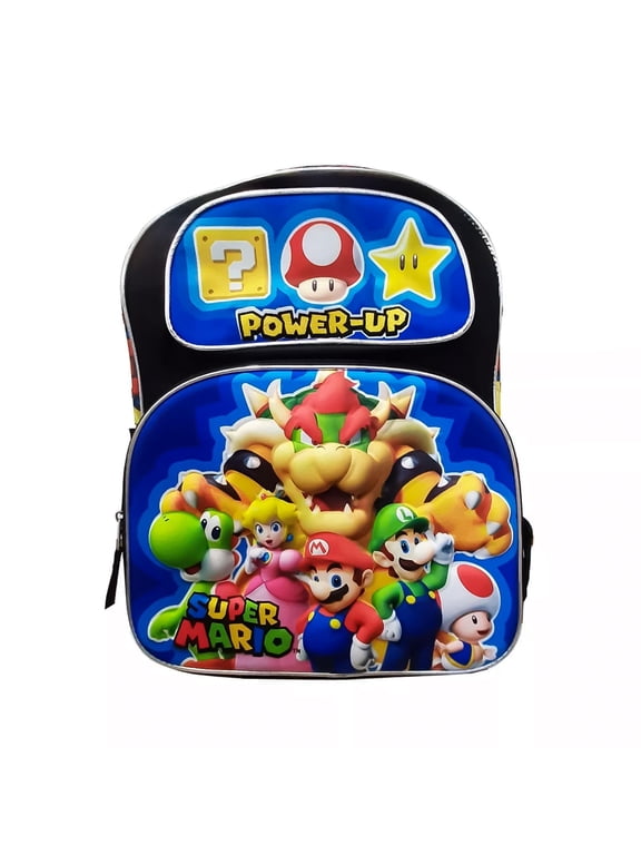 Small Backpack - Nintendo Super Mario - 3D Pop-up Group 12"