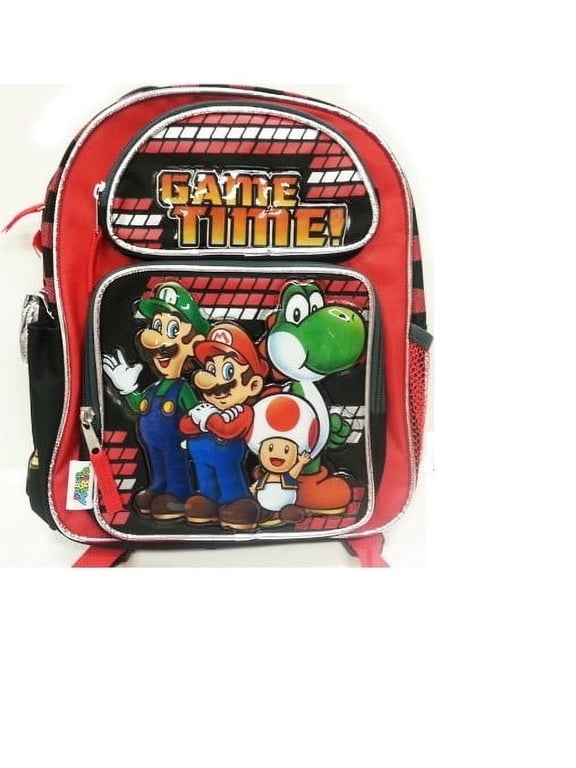 Small Backpack - Nintendo - Super Mario - Game Time New School Bag 078670