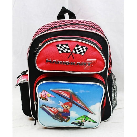 Small Backpack - Nintendo - Super Mario & Luigi Kart 7 New School Bag nn10838