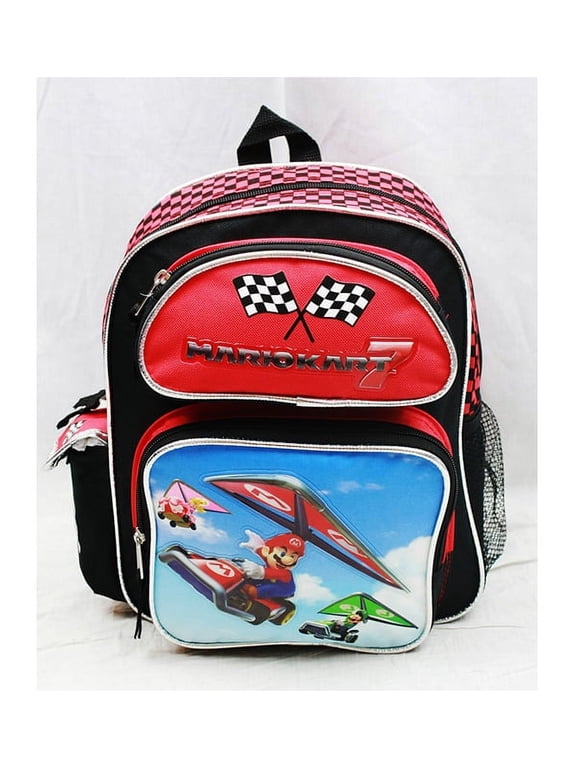 Small Backpack - Nintendo - Super Mario & Luigi Kart 7 New School Bag nn10838