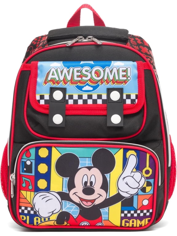 Small Backpack Padded Back - Disney - Mickey Mouse