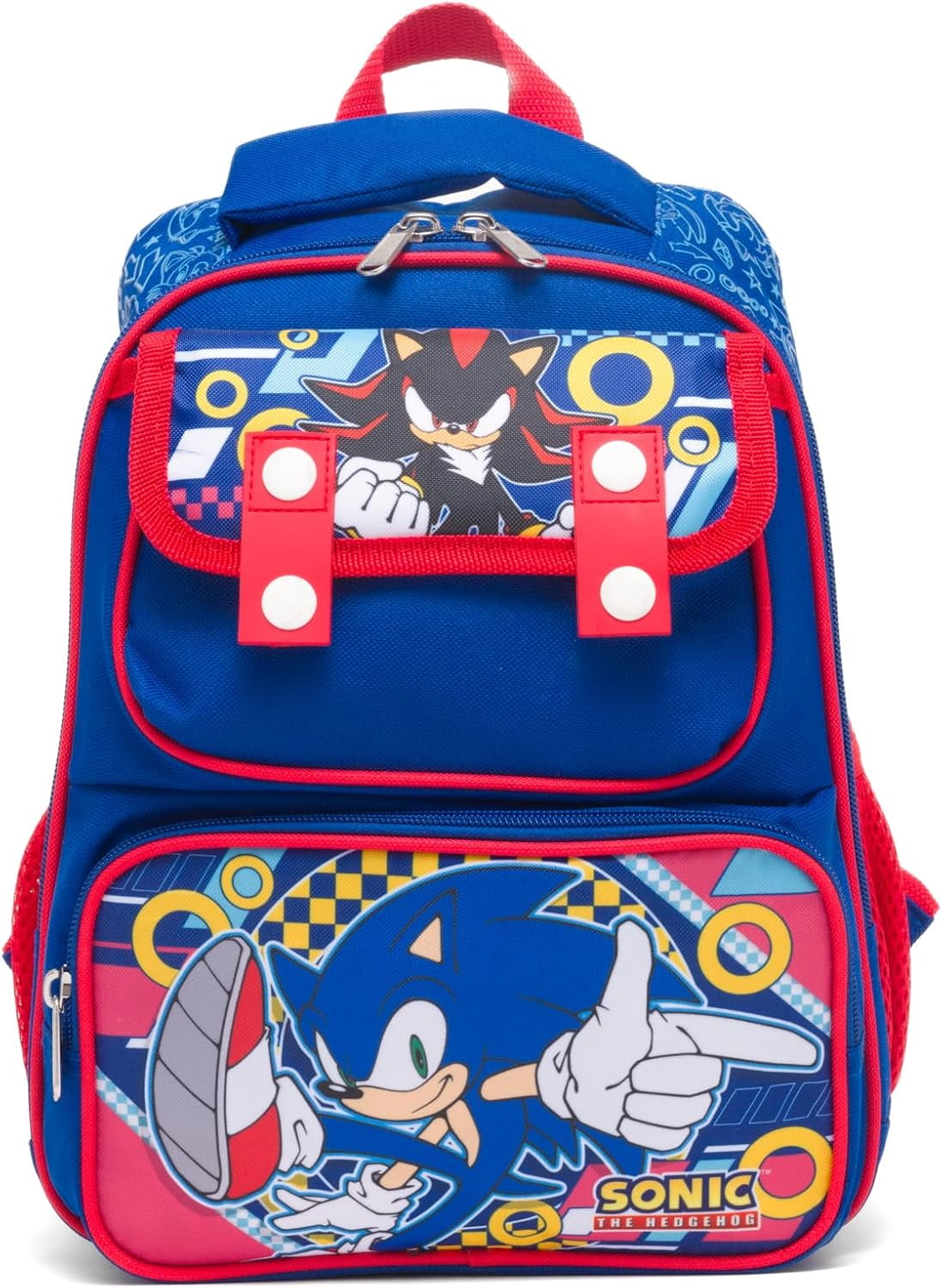 Zaino Scuola Sonic The Hedgehog 4 Pezzi - Con Borraccia E Accessori - Foto 4