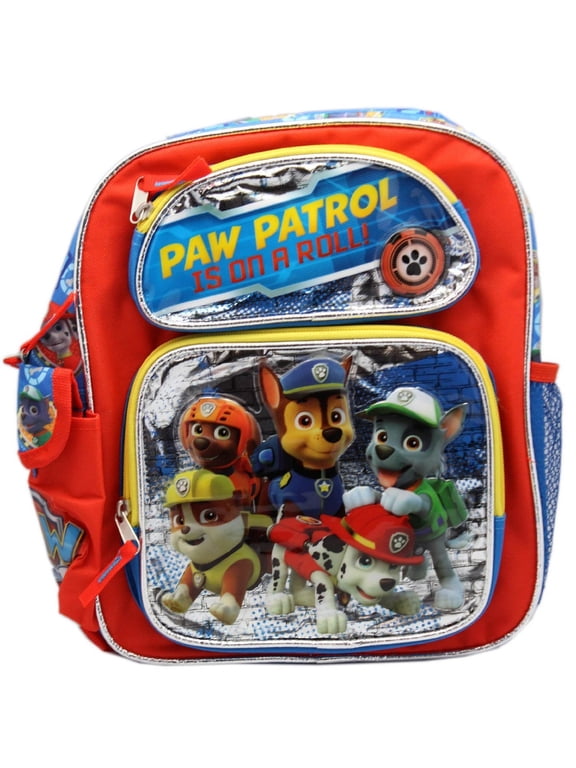 Small Backpack - Paw Patrol - Is On a Roll Red 12" New 120195