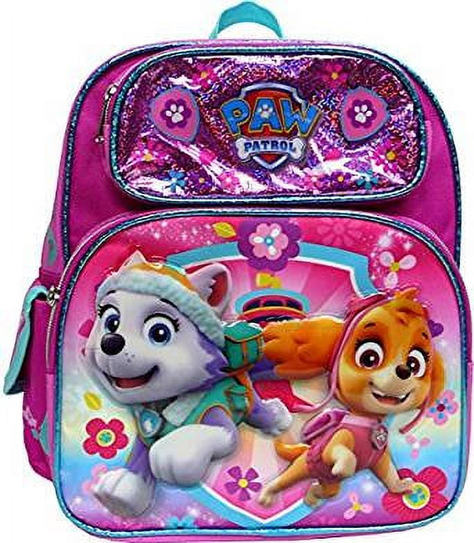 Small Backpack - Paw Patrol - Pink Everest/Skype Shiny 12" New 134938