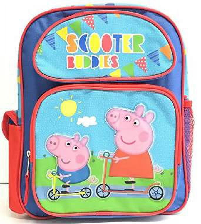 Small Backpack Peppa Pig Scooter Buddies 12 School Bag New 122816