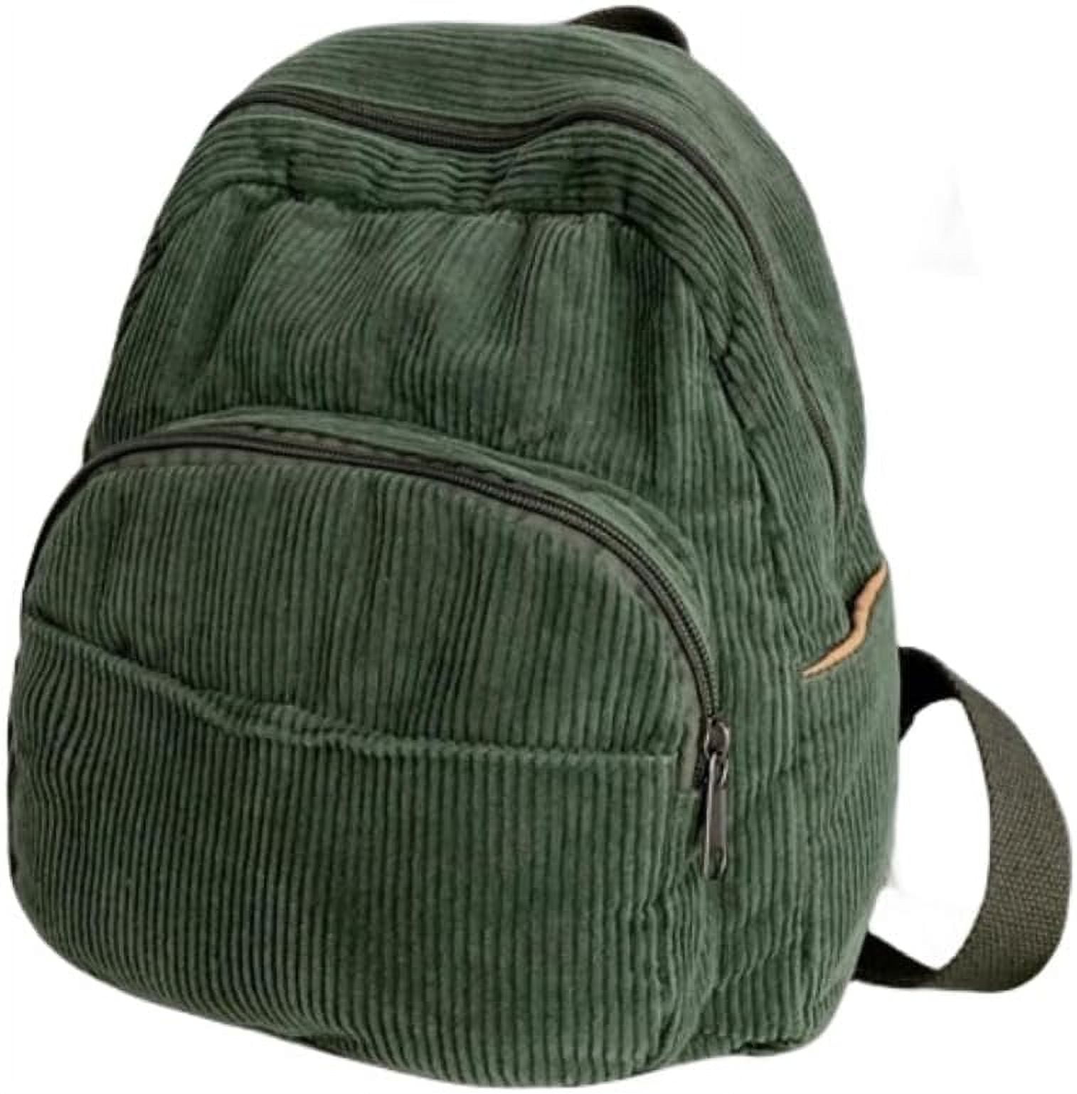 5481 Small Backpack Purse - Cute Mini Corduroy Bookbag - Aesthetic Tiny Corduroy vibes ?✨ Mini backpack for all your little  main image 3