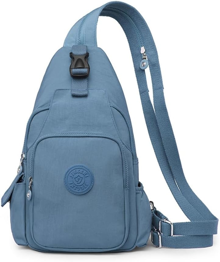 Women's Small Anti-theft Sling Backpack Purse - Convertible Nylon Daypack For Travel & Casual Use