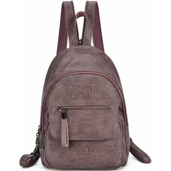Small Backpack Purse for Women Fashion PU Leather Backpack Convertible Ladies Sling Bag