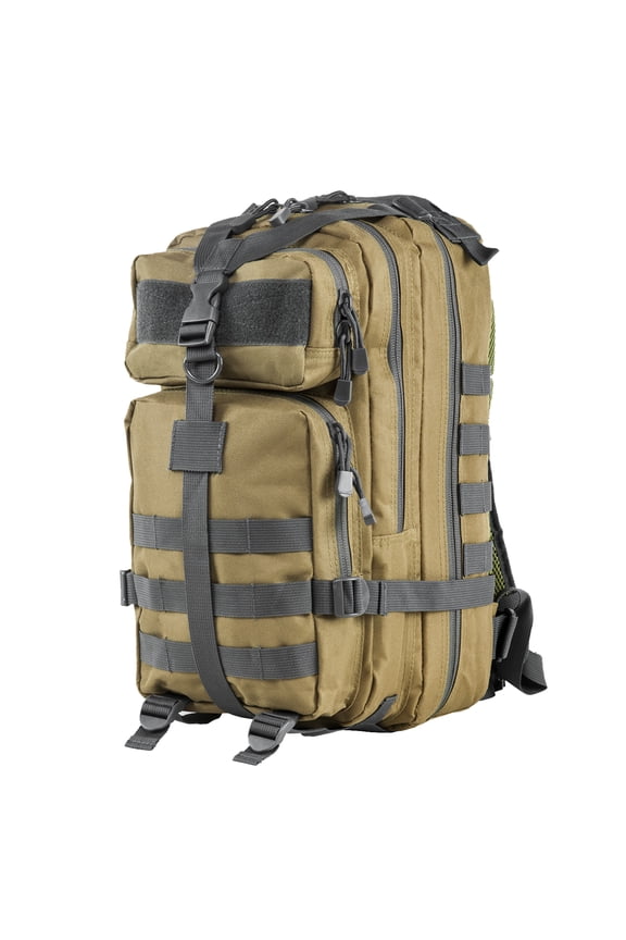 Small Backpack Tan W/Urban Gray Trim
