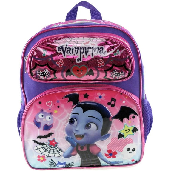 Small Backpack - Vampirina - Emoji Bat Purple/Pink 12"