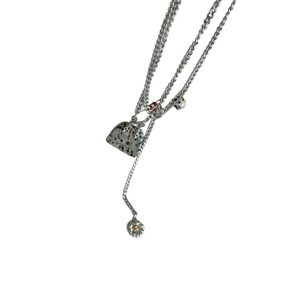 Small Bag Pendant Necklace Chain Necklace Small Bag Neck Jewelry Titanium Steel Texture for Women Who Love Details