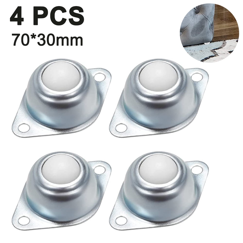 Small Ball Casters Heavy Duty Conveyor Roller 4pcs Ball Casters Nylon