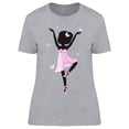 thumbnail image 1 of Small Ballerina T-Shirt Women -Image by Shutterstock, Female Medium, 1 of 2
