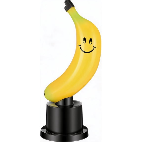 Small Banana Trophy 6 Inch Tall Plastic Award for Employees or Custom Competitions