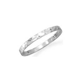 Small Band Ring Hammered Sterling Silver, Sizes 2 to 4 Small Band Ring Hammered Sterling Silver, Sizes 2 to 4