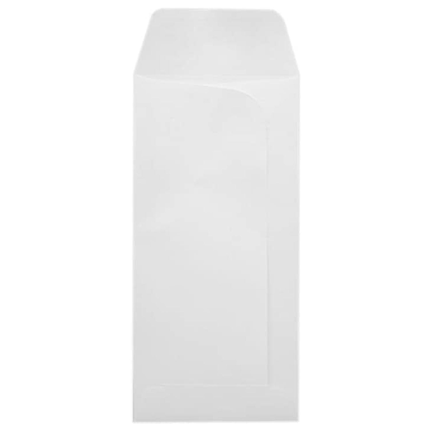 Small Banking Envelopes w/ Latex Glue (3 1/4 x 7) 24lb. White (1000