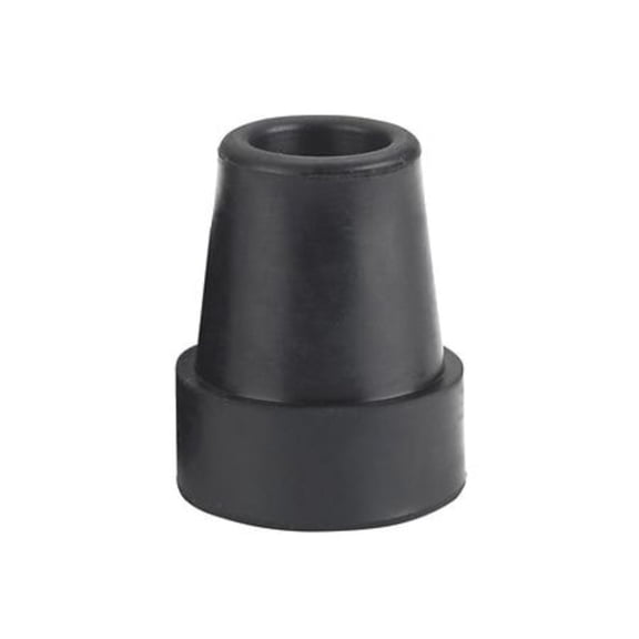 Small Base Quad Cane Tips Black - Replacement Tips for 1/2" Diameter Quad Canes (4-Pack)