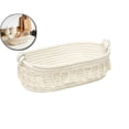 thumbnail image 1 of Small Basket for Gifts Empty, Woven Storage Cute Toilet Paper Storage Decorative Gift Basket, 13.38x4.72x4.72 Inch, 1 of 4