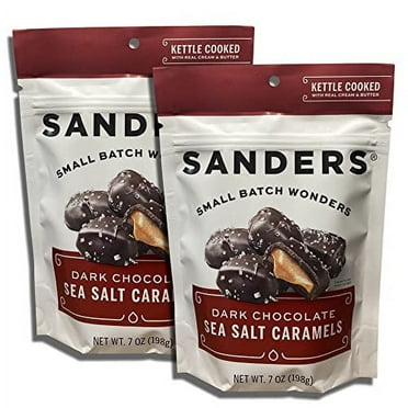 Small Batch by Curated by   | 7 Ounce Bag | Pack of 2 (Dark Sea Salt Caramel)