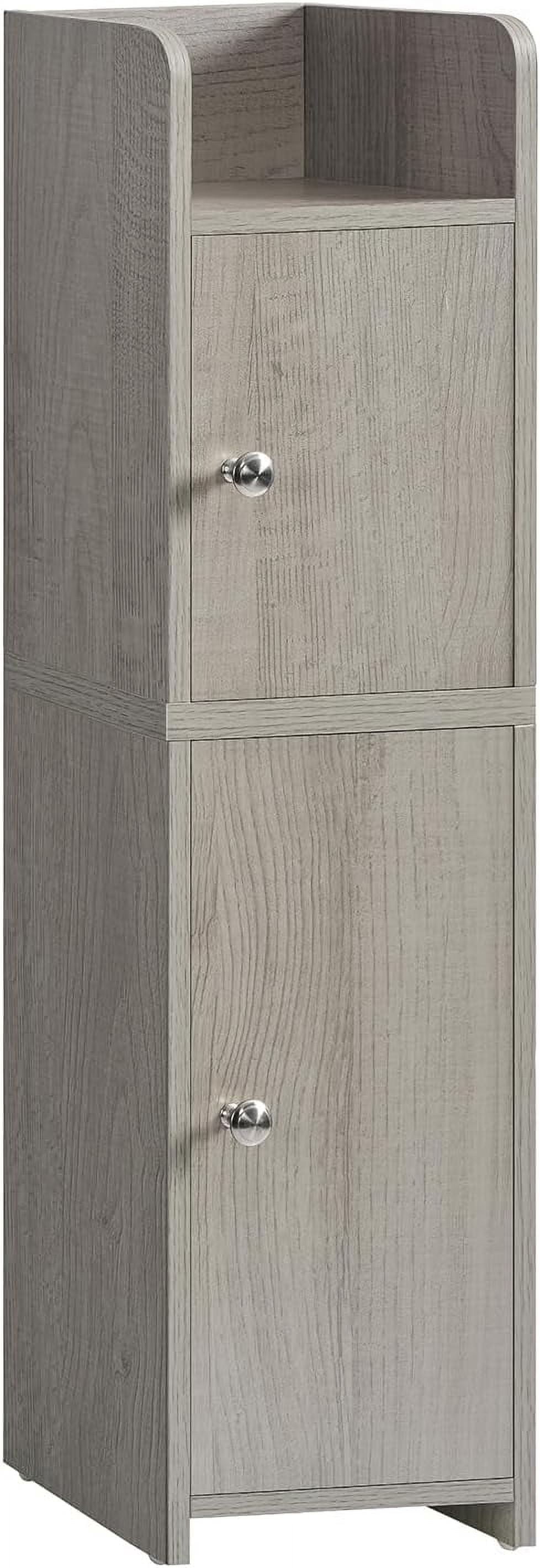 Small Bathroom Storage Cabinet, Narrow Cabinet with Doors and ...