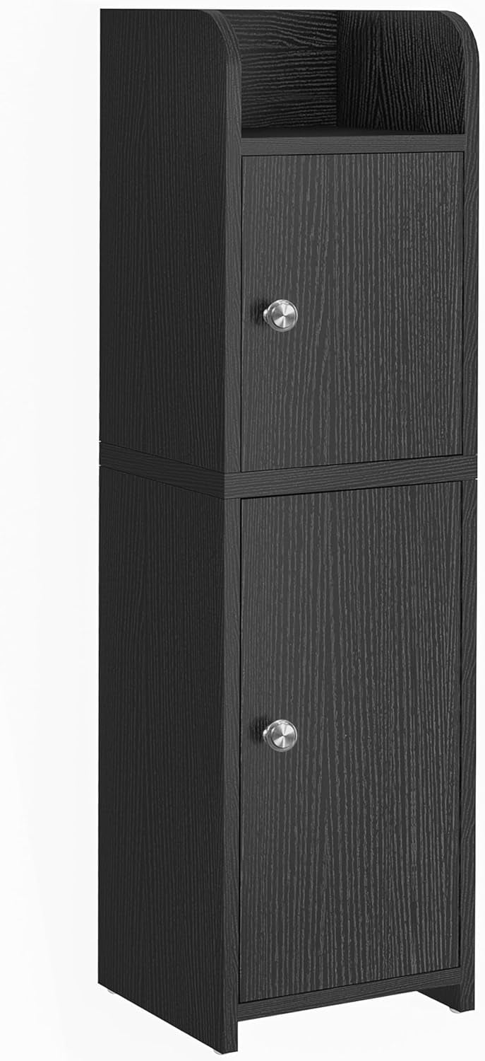 Small Bathroom Storage Cabinet, Narrow Cabinet with Doors and ...