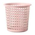 thumbnail image 1 of Small Bathroom Trash Can Perforated Design 23x22cm, Small Garbage Can for Bathroom, Kitchen, Office, Plastic, Modern, Large Opening, Durable and Easy Clean, 1 of 6