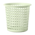 thumbnail image 1 of Small Bathroom Trash Can Perforated Design 23x22cm, Small Garbage Can for Bathroom, Kitchen, Office, Plastic, Modern, Large Opening, Durable and Easy Clean, 1 of 6
