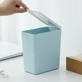 thumbnail image 1 of Small Bathroom Trash Can with Lid 5L Plastic Trash Bin, Slim Garbage Bin Wastebasket for Bathroom, Bedroom, Office, Kitchen, Craft Room, 1 of 1