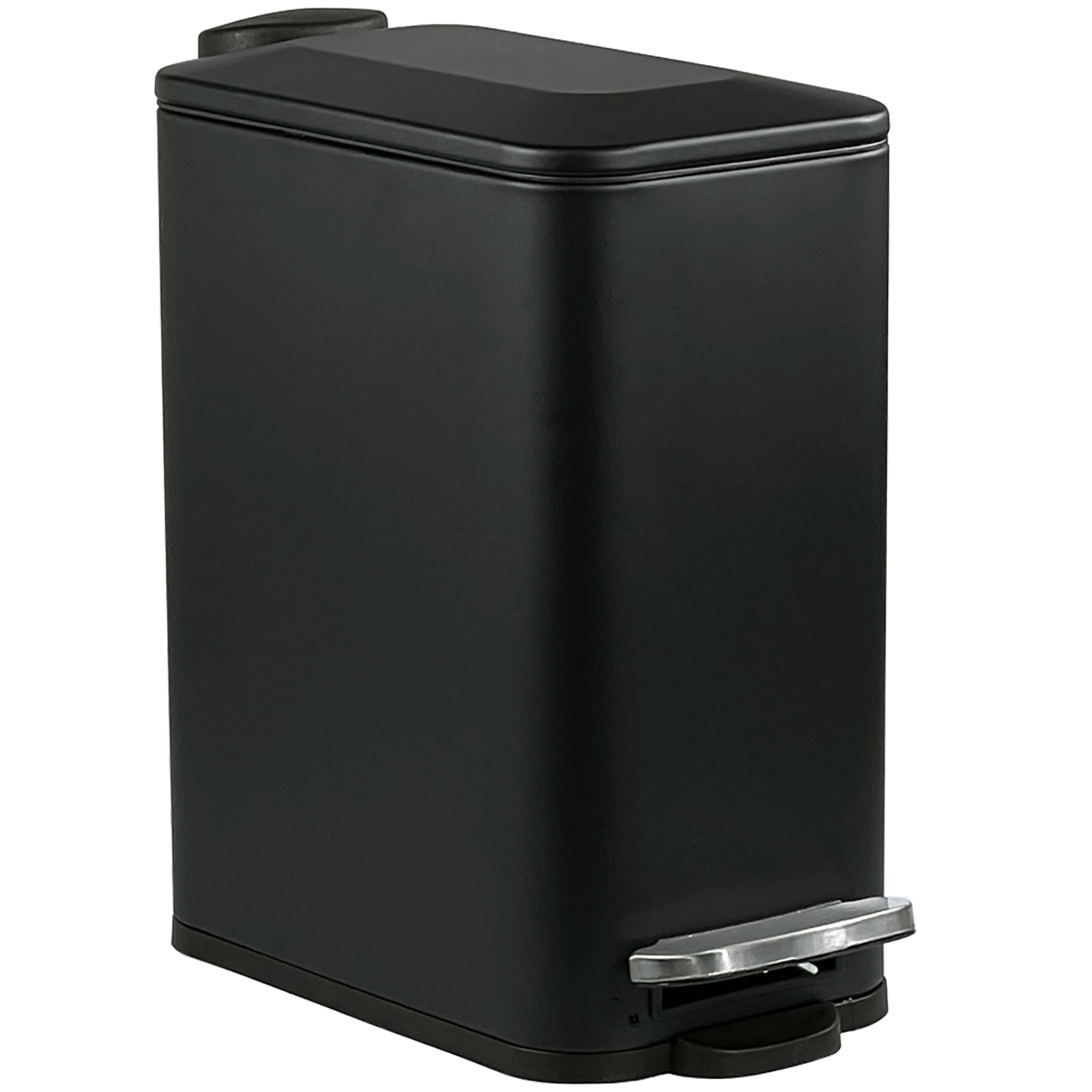 SIDIANBAN 1.3Gallon Trash Can, Soft Close Lid, Step Pedal, Removable ...