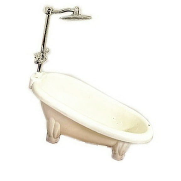 Small Bathtub for Dollhouses Furniture and Creative Bath Tub Toy for Kids Realistic Playset