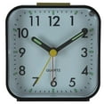 thumbnail image 1 of Small Battery Operated Analog Alarm Clock Silent Non Ticking, 1 of 5