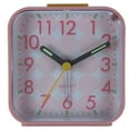 thumbnail image 1 of Small Battery Operated Analog Alarm Clock Silent Non Ticking, 1 of 5
