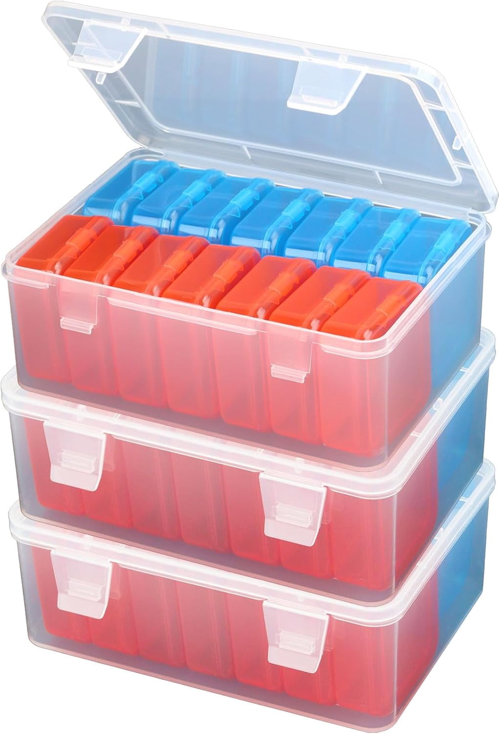 24 Pcs Bead Organizers With Lids – Small Plastic Storage Cases For Diamond Painting, Fake Nails, Jewelry & Crafts