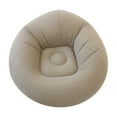 thumbnail image 1 of Small Bean Bag Chair, Gaming Bean Bag Chairs, Inflatable Lazy Sofa, Portable Inflatable Chair, Inflatable Comfy Chair for Adults, 1Pcs Inflatable Bean Bag Chair - Gray, 1 of 5