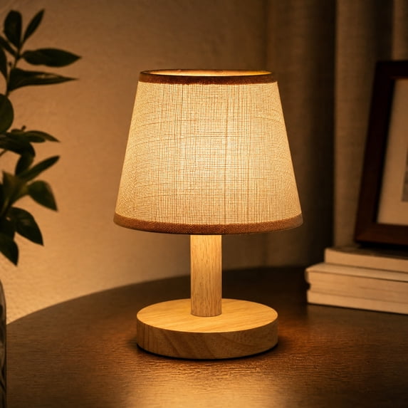 Small Bedside Table Lamp for Bedroom , Warm Soft Light, Adjustable Small Desk Lamp for Reading and Nightstand