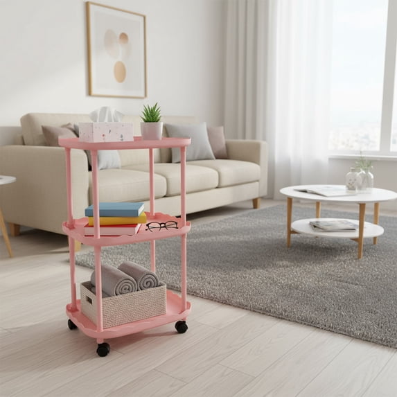 Small Bedside Table | Modern Nightstand for Bedroom & Living Room | Space Saving Side Table with 1 Drawer | 36x36x64 cm | 1 PC