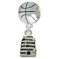 thumbnail image 1 of Small Beehive with 4 Bees - Basketball Charm Bead, 1 of 1