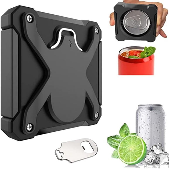 Small Beer Can Opener Smooth Edge ,Universal Soda Can Opener Manual, Remover That Cuts Open the Top,Compact Portable Kitchen Bar Tool,Manual Beverage Cans