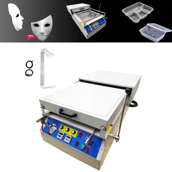 Small Bench Vacuum Blister Molding Machine Thermoplastic Blister Machine Mask Blister Molding 220V