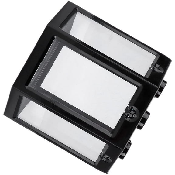 Small Beta Fish Tanks, Stackable Mini Tank Aquarium Starter Kits with 300Pcs Luminous Cobblestones, No Clean Corners, Tiny Fish Tank for Shrimp Moss Seaweed Balls Sea Monkeys, White