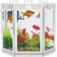 Small Beta Fish Tanks, Stackable Mini Tank Aquarium Starter Kits, No ...