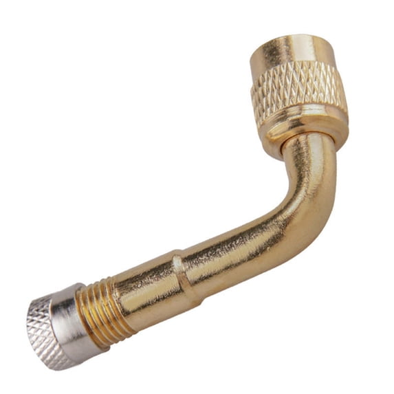 Car Tire Pump Tire Extension90 Degree Tire Extension Brass Adaptor Compatible For Passenger Cars Stroller Bicycles Motorcycles Trailers Passenger Car Tires