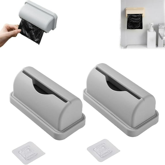 Small Bin Liner Kit, Trash Bags Dispenser, Garbage Bag Dispenser for Inside Trash Can, For Kitchen, Bathroom And Toilet (C)