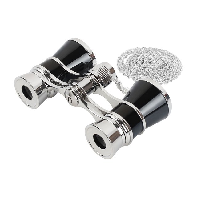 Small Binoculars Opera Glasses 3X25 Concerts Glasses With Necklace Retro Binocular Musical