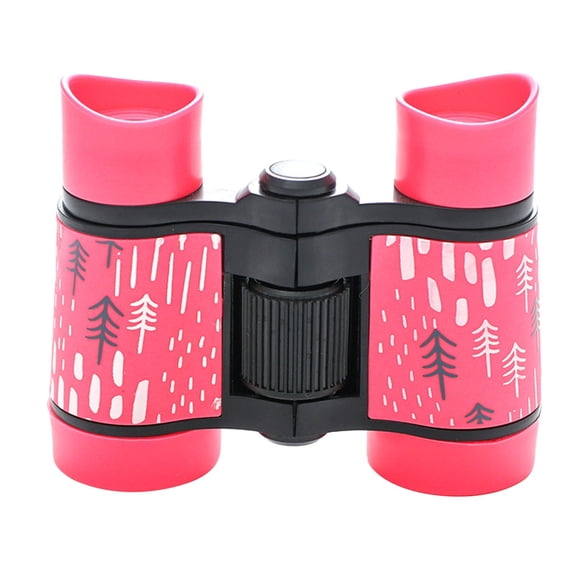 Small Binoculars for Adults Small Binoculars for Adults Portable 4 Magnification Lens Binoculars For 3-7 Years Old Kids Gift Telescope Pink