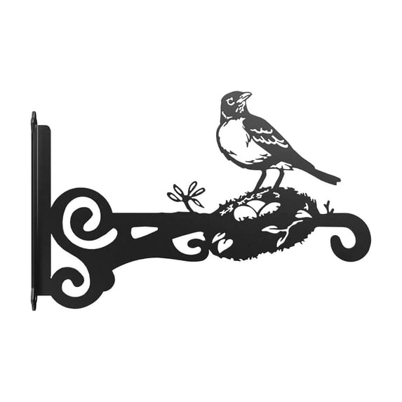 Small Bird Design Rust Resistant Hanging Hook, Balcony and Garden Plant Bracket and Multi Purpose Decorative Hook, Versatile Support for Feeders and s, Durable Outdoor Accent