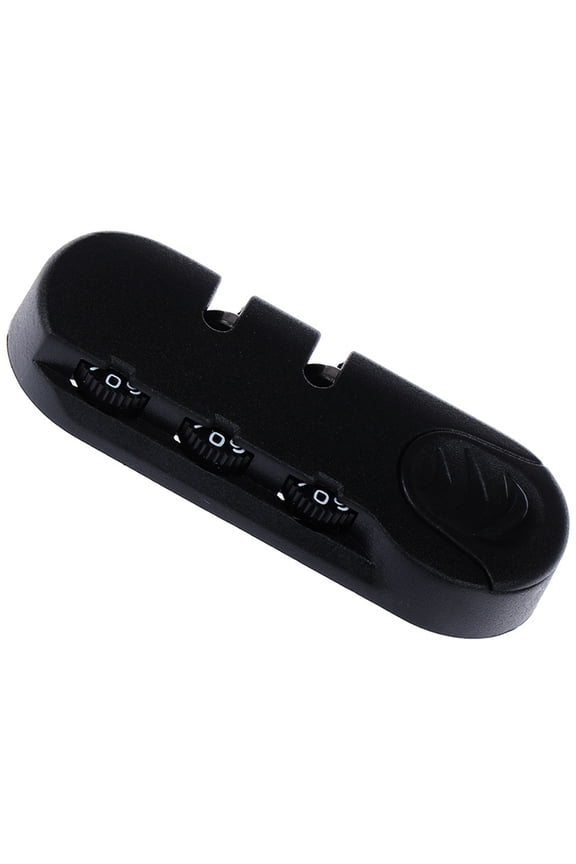 Small Black Luggage Lock Suitcase Lock Backpack Safety Lock ABS Texture Combination Lock for Secure Travel Experience
